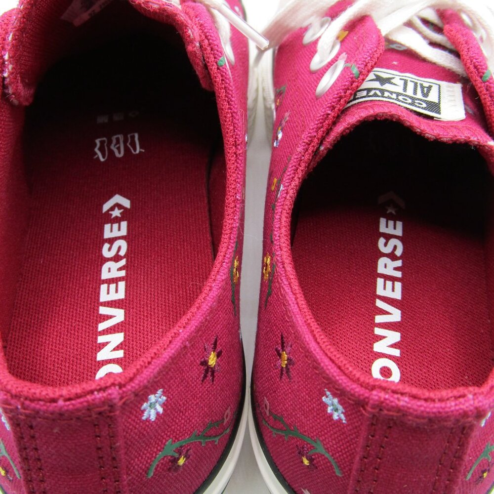 CONVERSE FLORAL PATCHWORK BERRY 7.5 - Picture 5 of 7